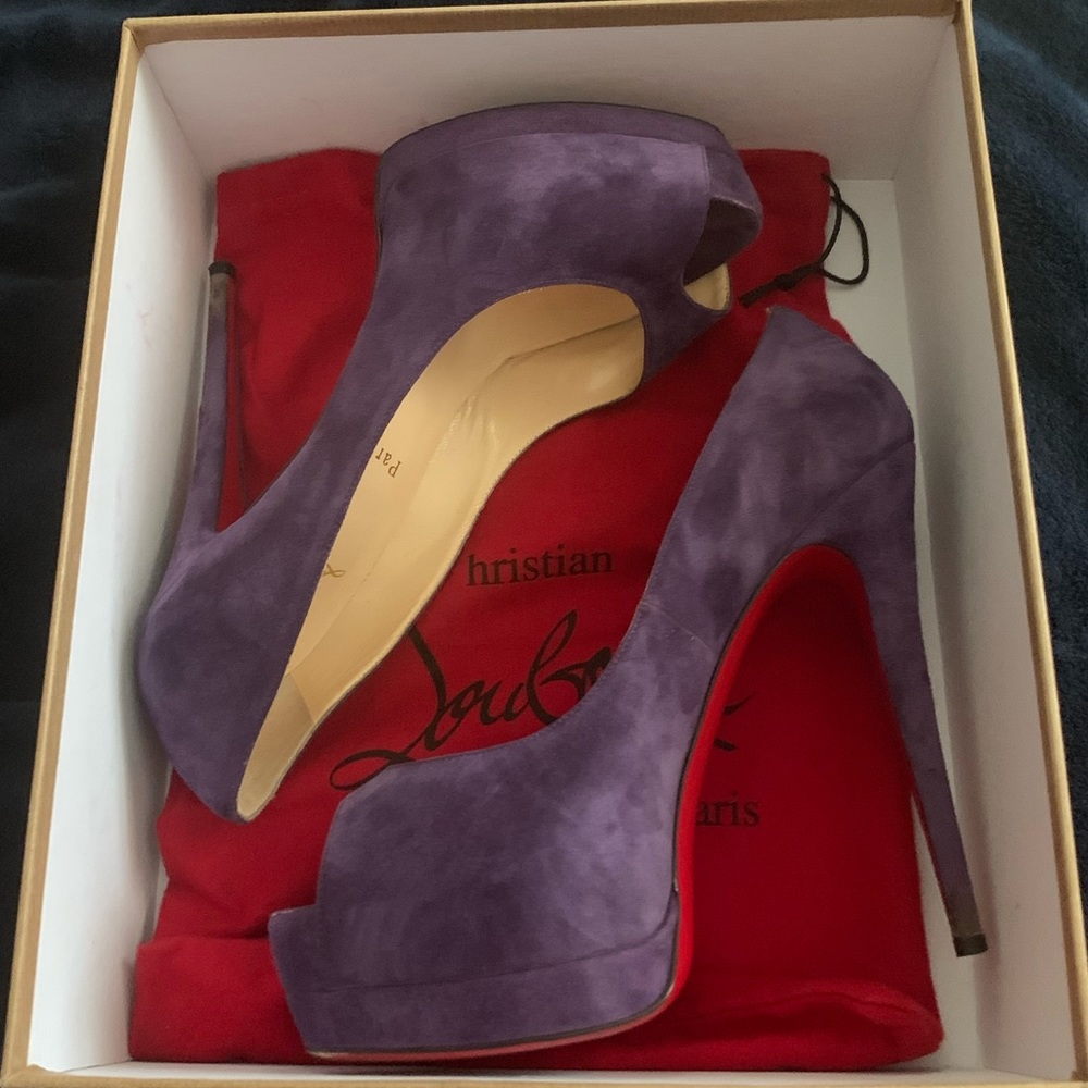 Christan Louboutin Palais Royal 140 Veau Velours